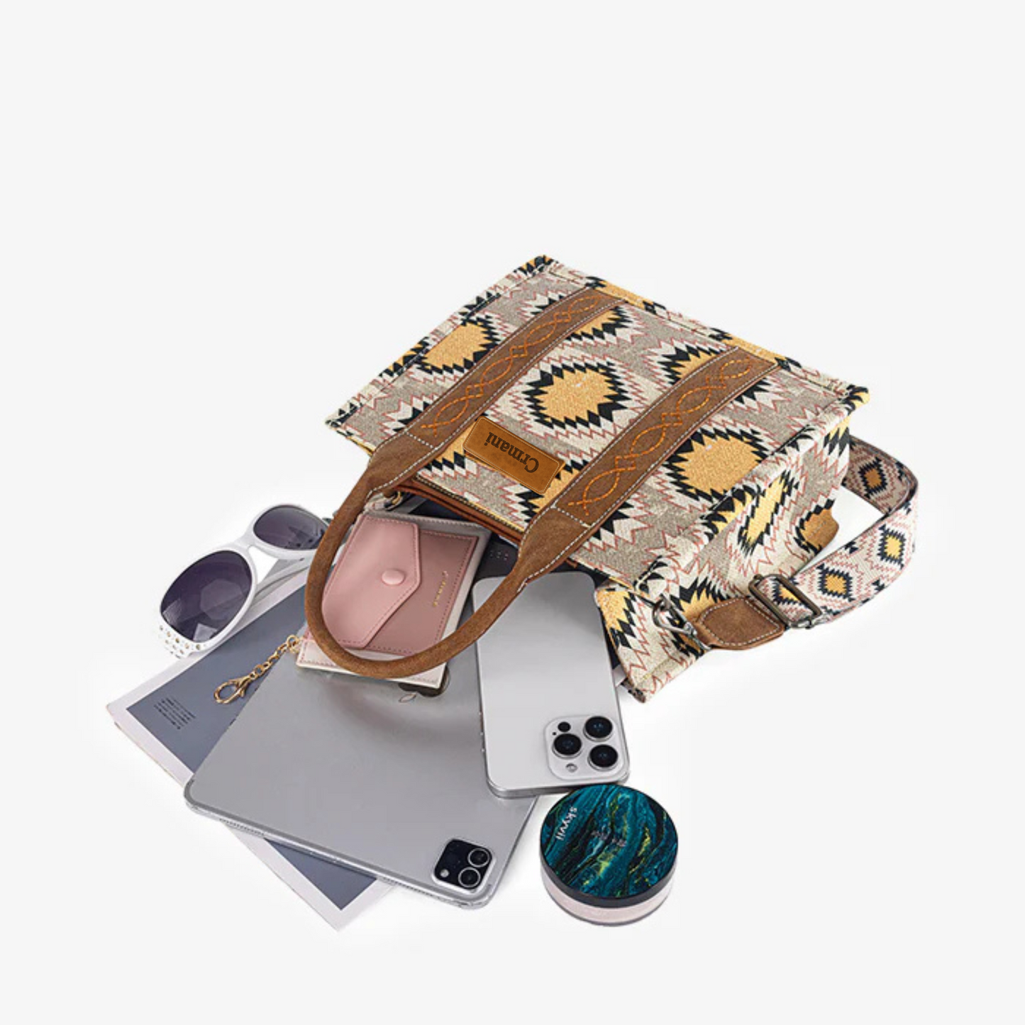 Crmani Nomad Elegance Tote – The Art of Color