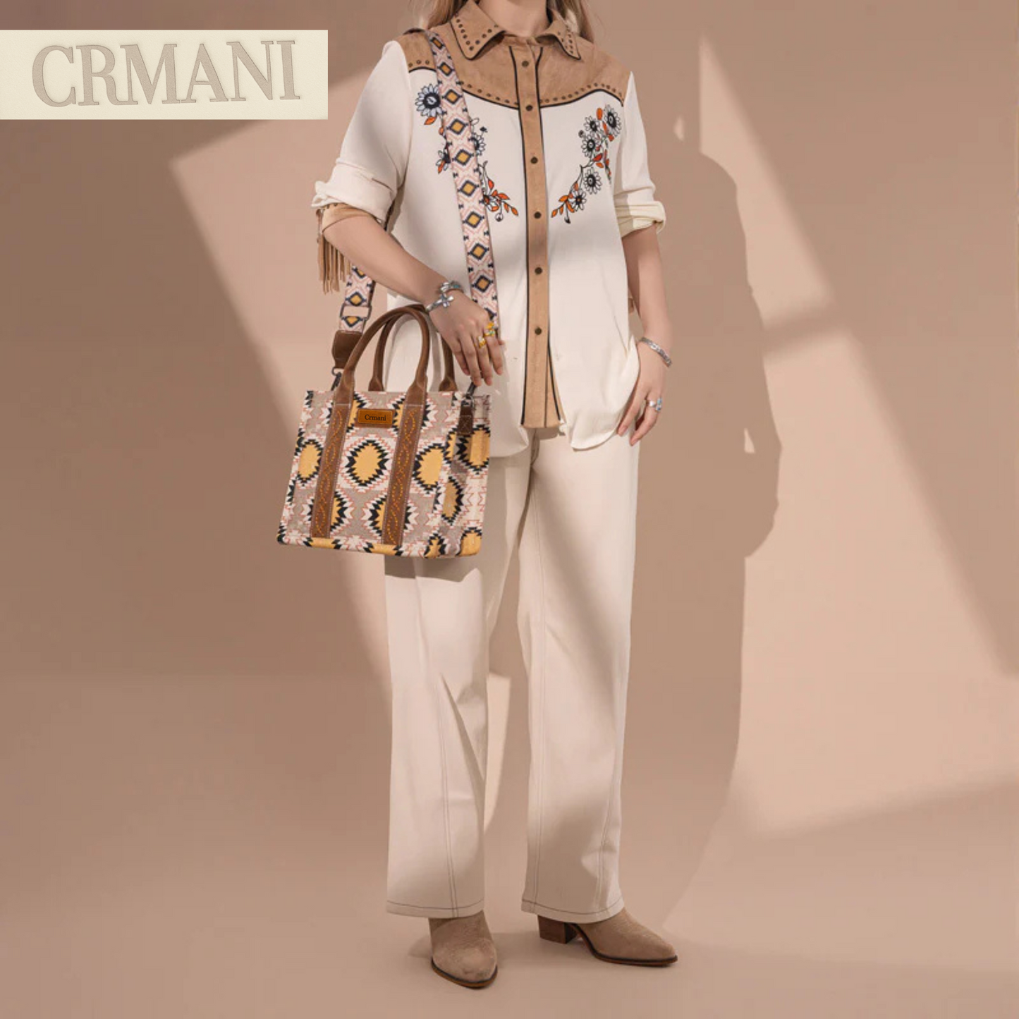 Crmani Nomad Elegance Tote – The Art of Color