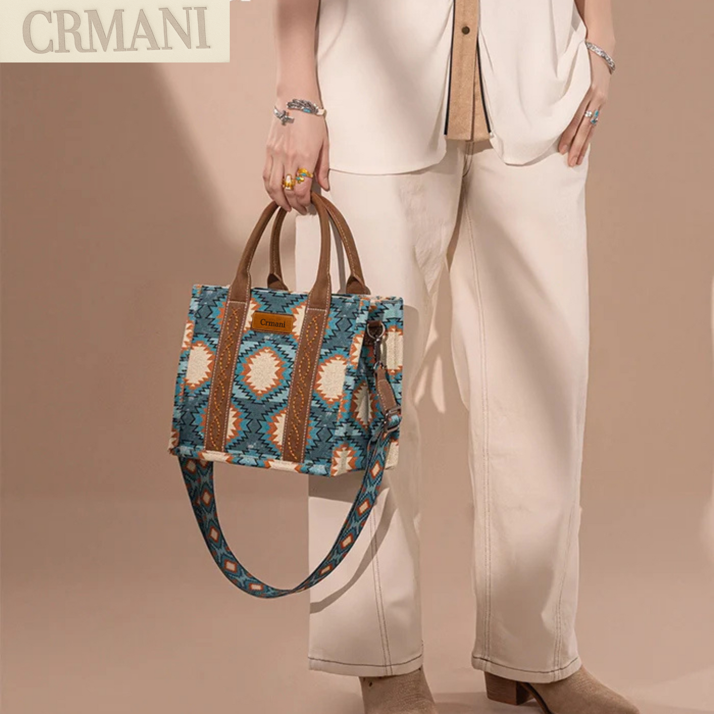 Crmani Nomad Elegance Tote – The Art of Color